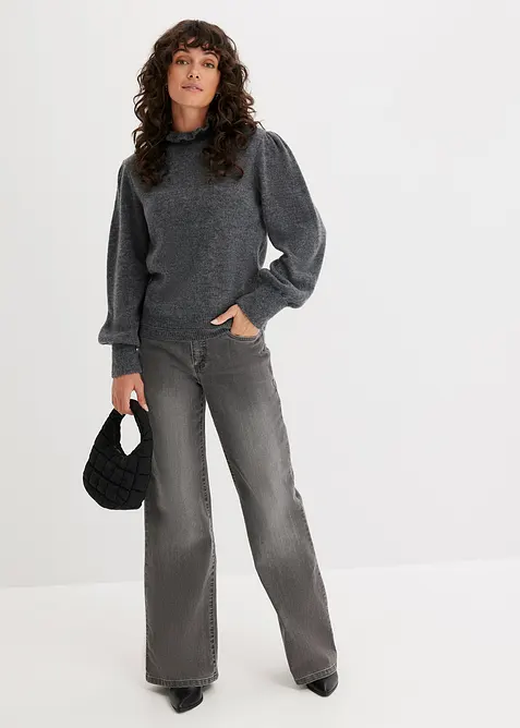 Pull col roulé, bonprix