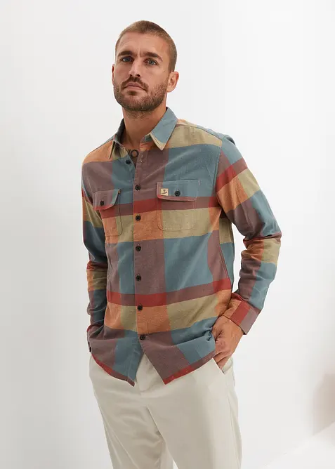 Chemisier en flanelle 100% coton, bonprix