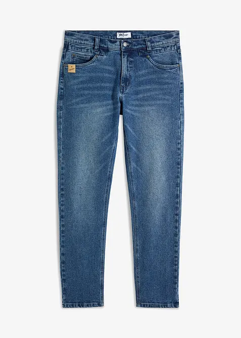 Jean droit extensible en denim épais, Regular, bonprix