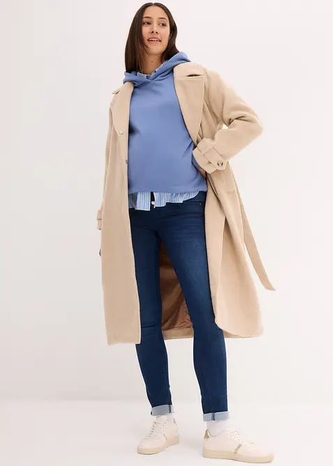 Jean de grossesse à doublure chaude, slim, bonprix