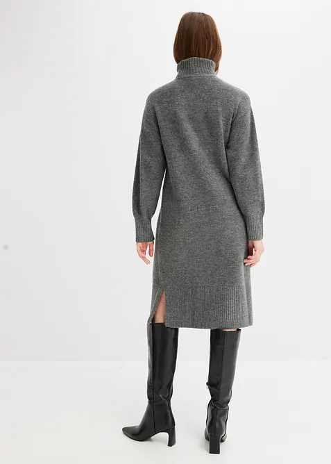 Robe pull fendue sur le côté, bonprix