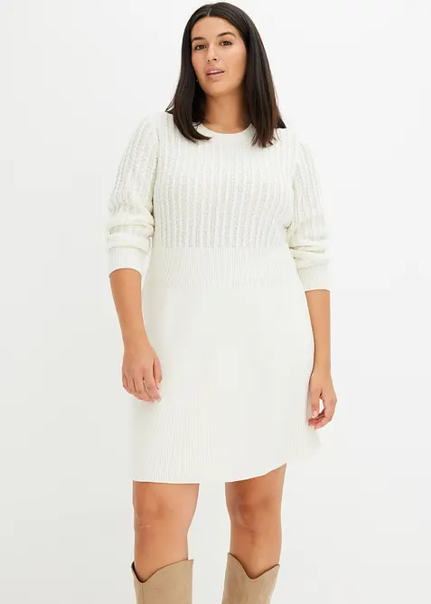 Robe en maille, bonprix