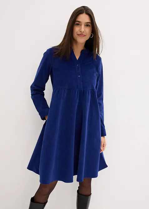 Robe en velours de coton côtelé, bonprix