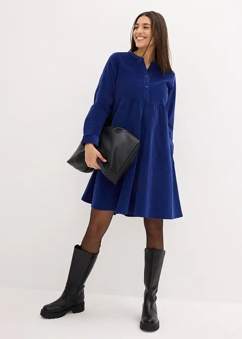 Robe en velours de coton côtelé, bonprix