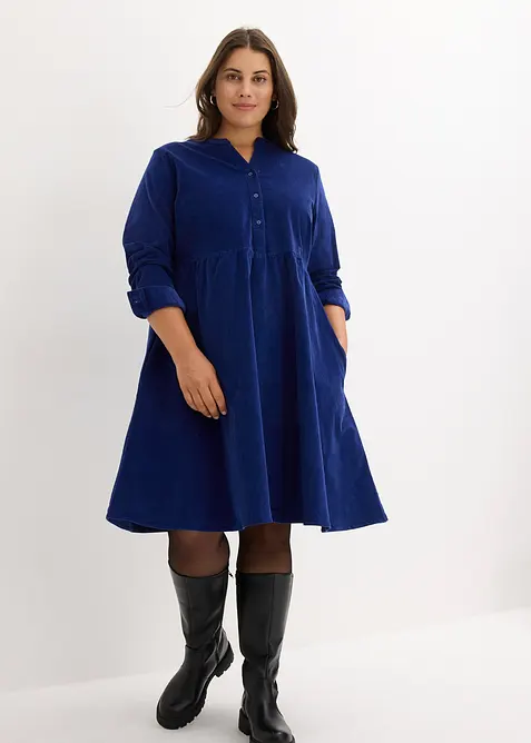 Robe en velours de coton côtelé, bonprix