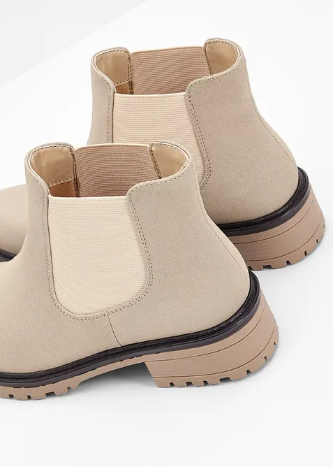 Bottines Chelsea à semelle crantée, bonprix