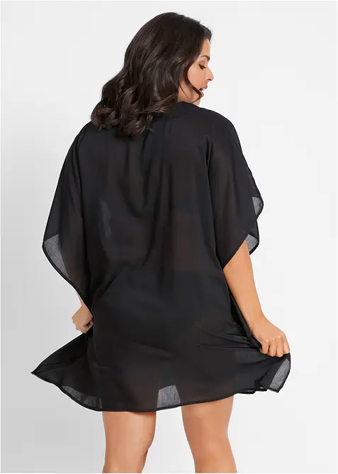 Tunique de plage transparente à col V, bonprix