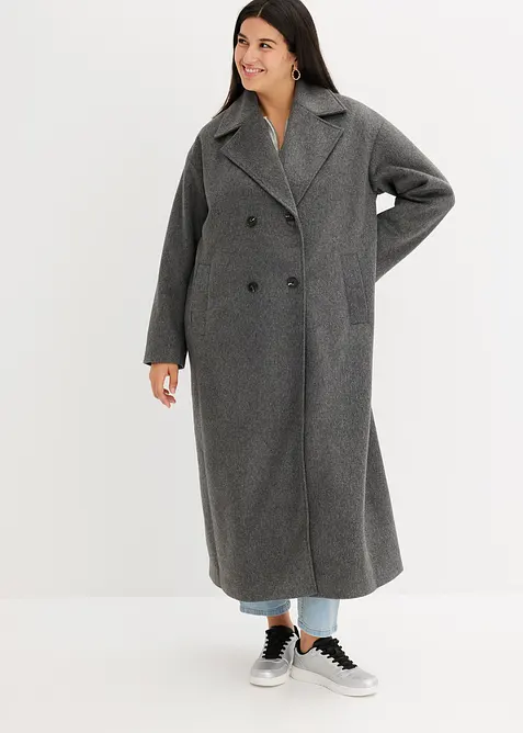 Manteau croisé oversize, bonprix