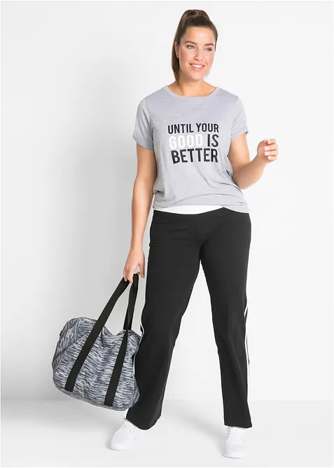 Pantalon de sport en coton extensible, bonprix