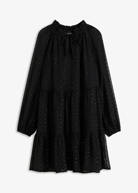 Robe-tunique en voile plumetis irisé, bonprix