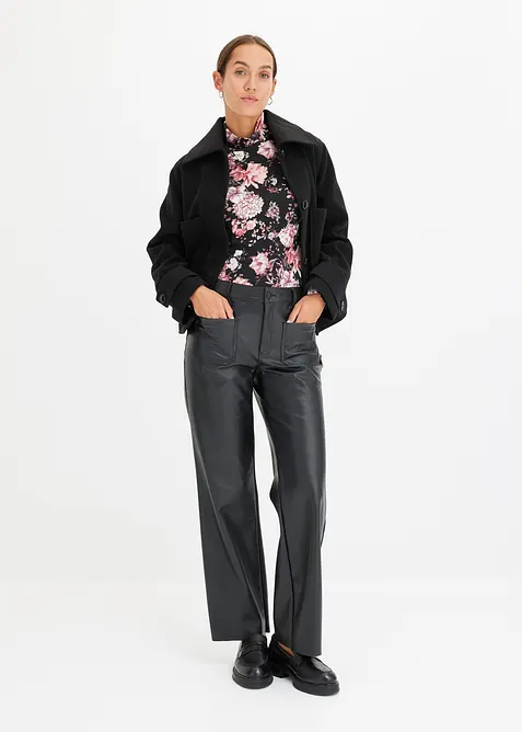 T-shirt manches longues en viscose douce et extensible, bonprix