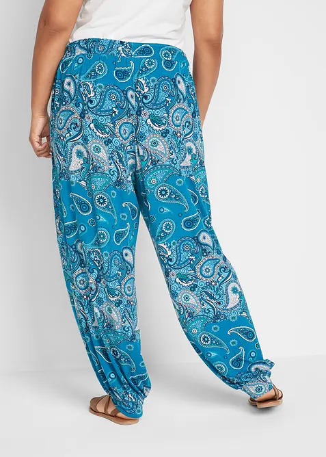 Sarouel fluide en jersey viscose, bonprix