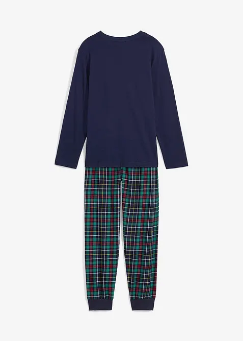Pyjama enfant avec pantalon en flanelle et coton (ens. 2 pces), bonprix