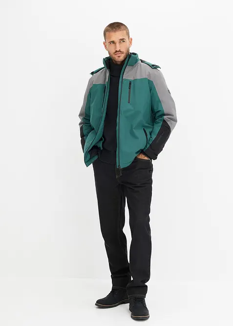 Veste technique imperméable avec jupe pare-neige, bonprix