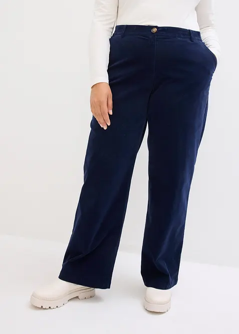 Pantalon en velours côtelé extensible, bonprix