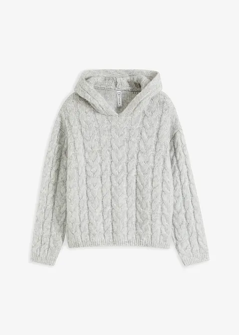 Pull doux en grosse maille contenant de la laine, bonprix