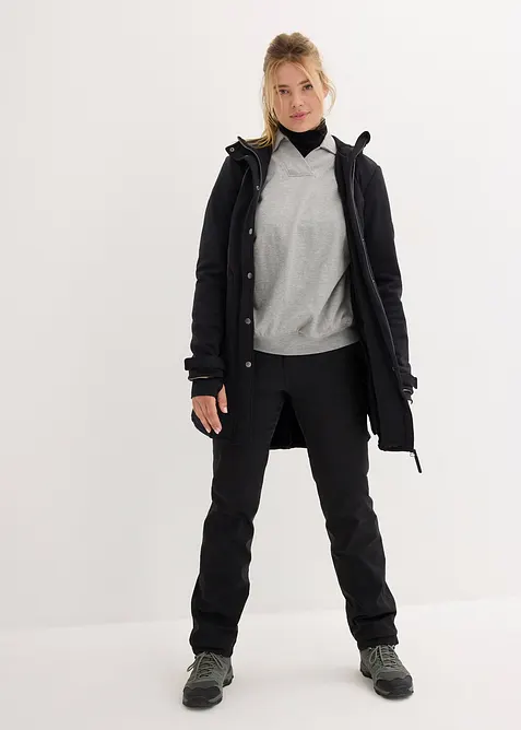 Parka softshell extensible, imperm&eacute;able, bonprix