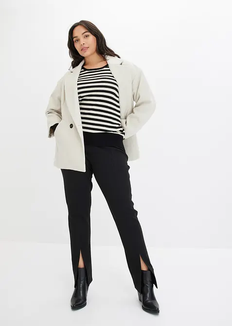 Pull doux en fine maille de viscose mélangée, bonprix