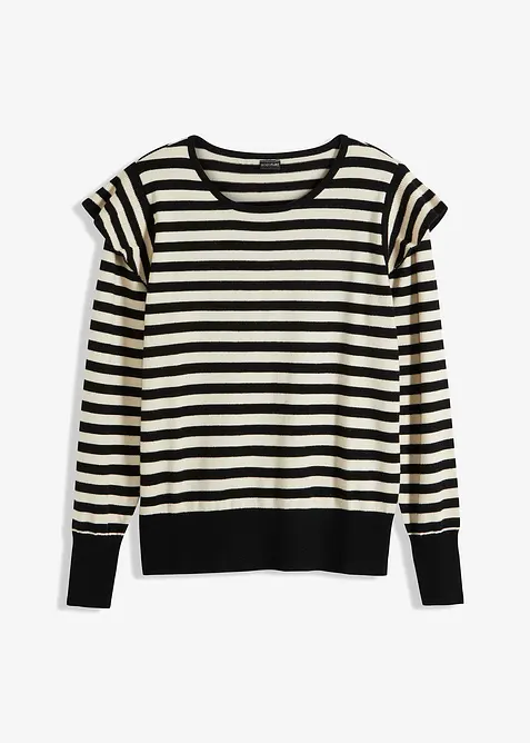 Pull doux en fine maille de viscose mélangée, bonprix