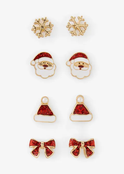 Boucles d’oreilles (ens. 8 pces), bonprix