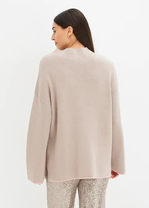 Pull réversible en fine maille, bonprix