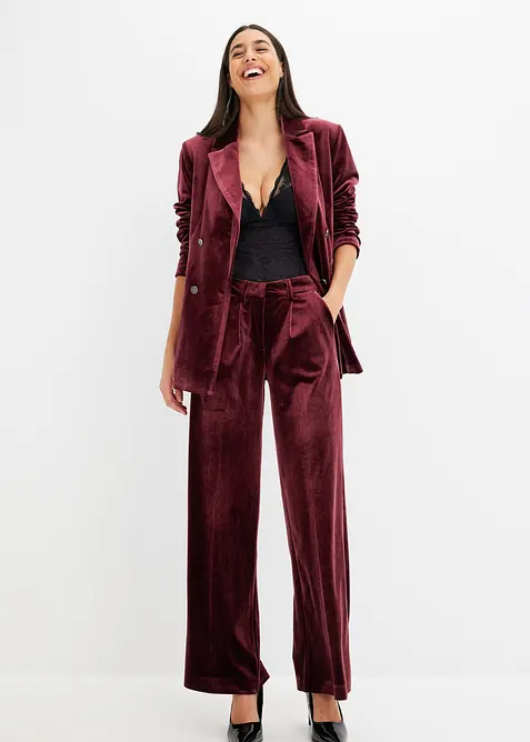 Pantalon en velours doux, bonprix