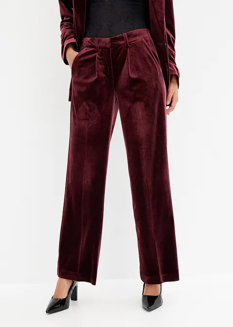 Pantalon en velours doux, bonprix