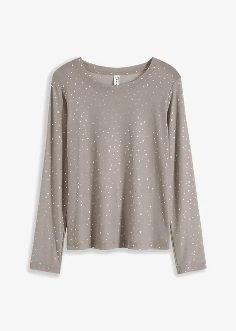 T-shirt en mesh brillant, bonprix