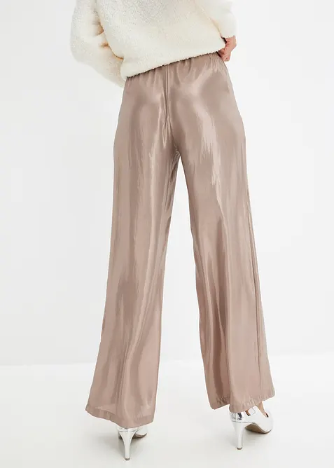 Pantalon en satin brillant, bonprix