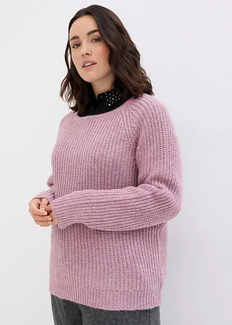 Pull en grosse maille avec fil brillant, bonprix