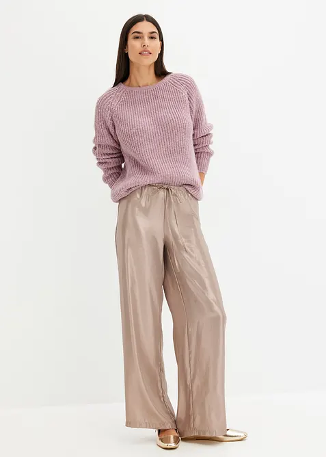 Pull en grosse maille avec fil brillant, bonprix