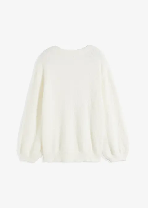 Pull oversize à décolleté profond dans le dos, bonprix