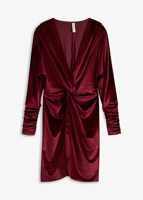 Mini-robe en velours doux, bonprix