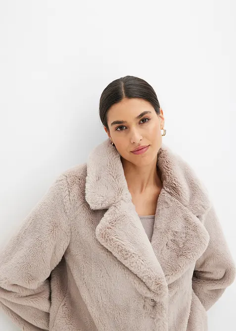 Manteau en peluche, bonprix