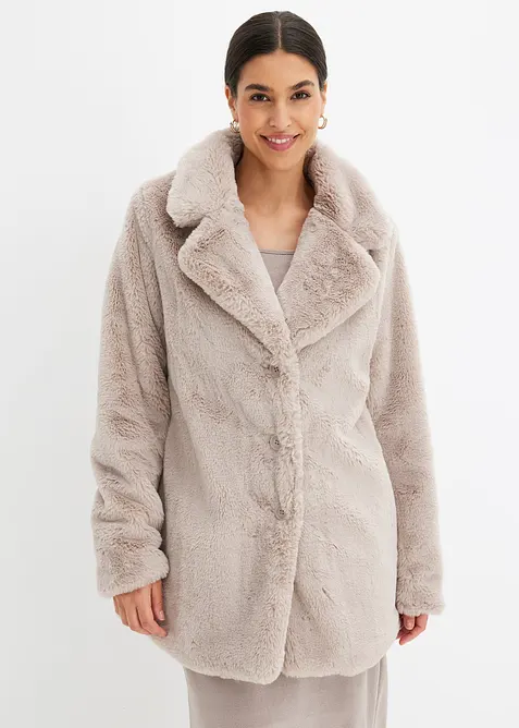 Manteau en peluche, bonprix