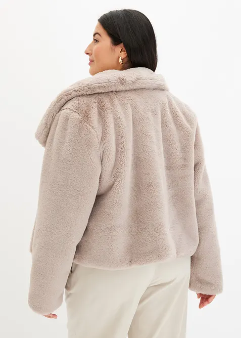 Veste en peluche, bonprix