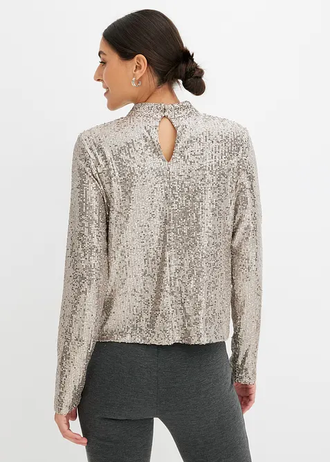 Blouse &agrave; sequins, bonprix