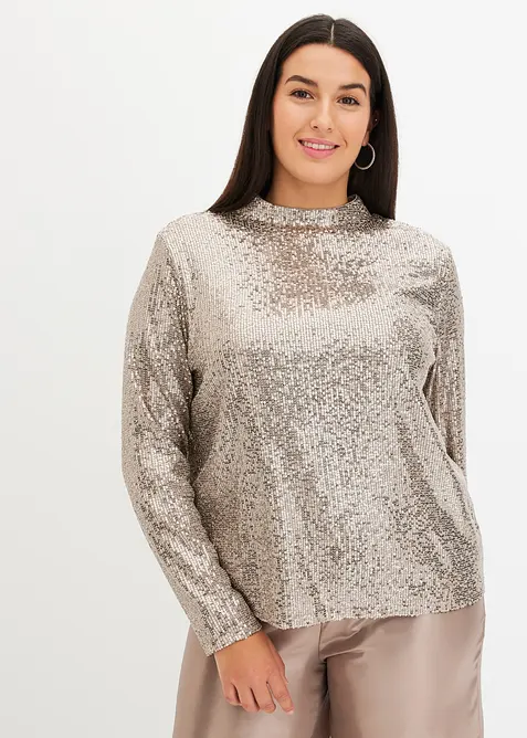 Blouse &agrave; sequins, bonprix