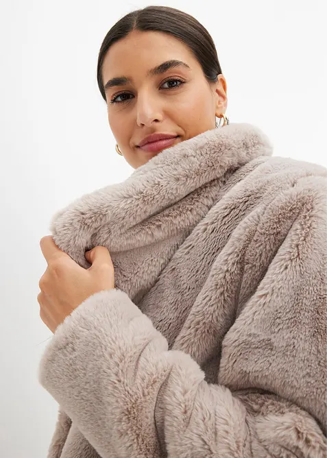 Veste en peluche, bonprix