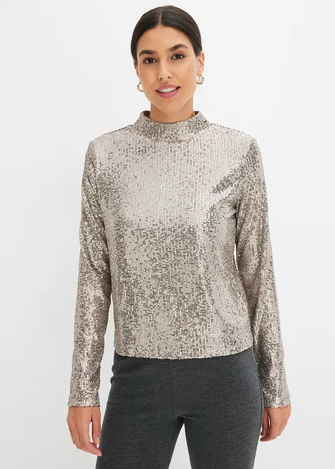 Blouse &agrave; sequins, bonprix
