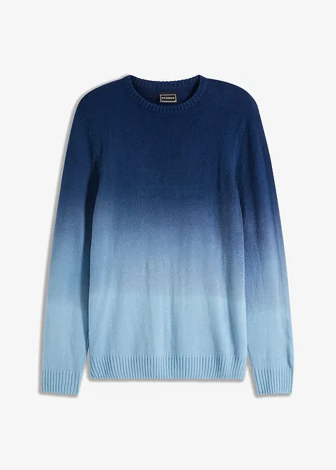 Pull en fine maille effet tie & dye, bonprix