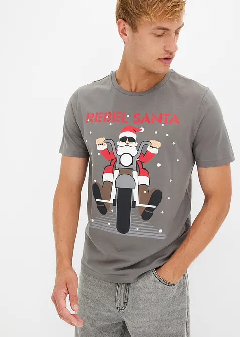 T-shirt de Noël 100% coton, bonprix