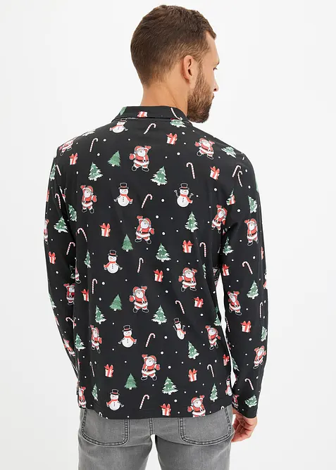 Polo de Noël en coton, bonprix