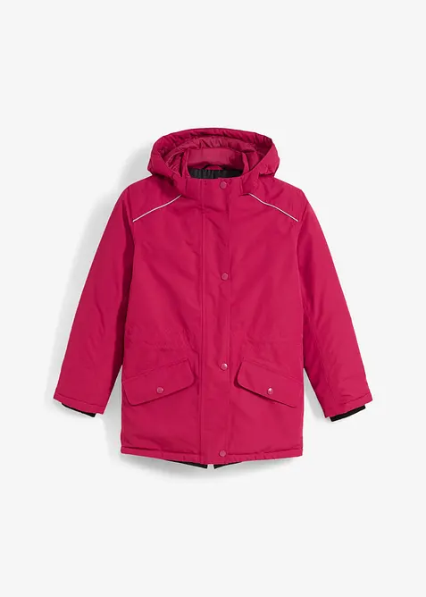 Veste de ski imperméable à capuche amovible et réflecteurs, bonprix