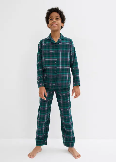 Pyjama enfant en flanelle tissée (ens. 2 pces), bonprix