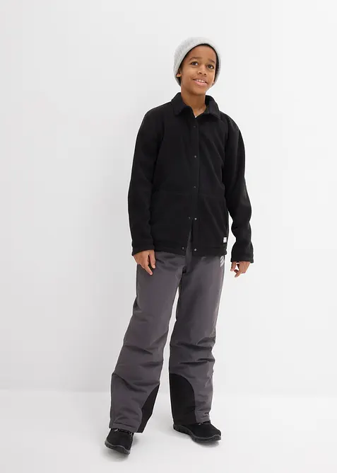 Pantalon de ski imperméable à bretelles et doublure chaude, bonprix
