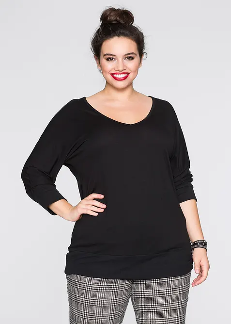 T-shirt oversize en viscose fluide, bonprix