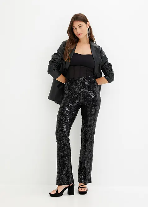 Pantalon &agrave; sequins, bonprix