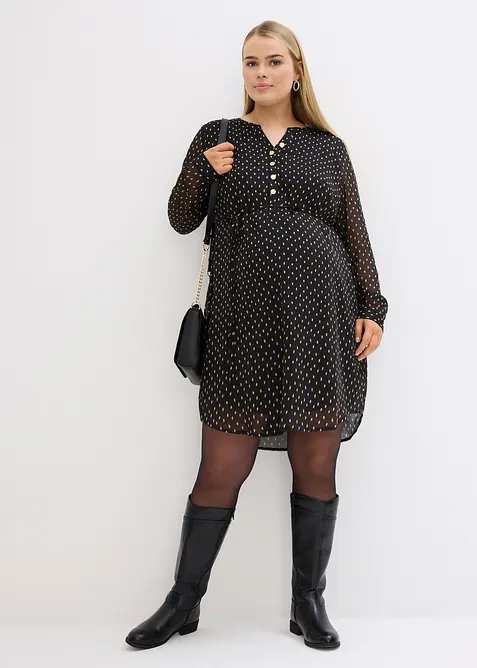 Robe de grossesse et d’allaitement en voile imprimé, bonprix