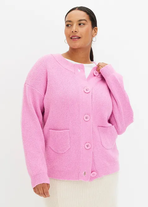 Gilet en maille oversize, bonprix